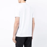 Purchase GIORGIO ARMANI 刺繡純棉圓領短袖T恤 SS22 光學白 3LST58-SJMCZ-U090