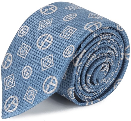 GIORGIO ARMANI Tali Leher Logo Jacquard Berbentuk Anak Panah. 3602874R81200034 Order GIORGIO ARMANI Tali Leher Logo Jacquard Berbentuk Anak Panah. 3602874R81200034