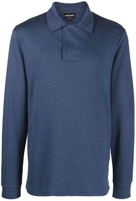 乔治阿玛尼午夜蓝长袖纯色POLO衫 6LSF51-SJQGZ-U8KV Order 乔治阿玛尼午夜蓝长袖纯色POLO衫 6LSF51-SJQGZ-U8KV