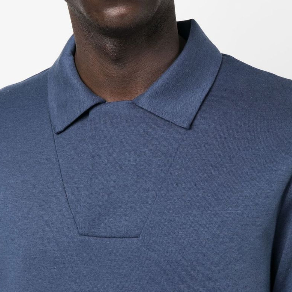 Details for 乔治阿玛尼午夜蓝长袖纯色POLO衫 6LSF51-SJQGZ-U8KV