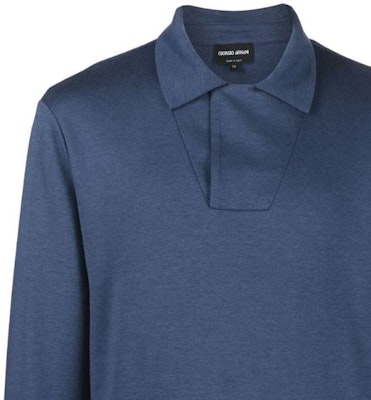 乔治阿玛尼午夜蓝长袖纯色POLO衫 6LSF51-SJQGZ-U8KV Sizing 乔治阿玛尼午夜蓝长袖纯色POLO衫 6LSF51-SJQGZ-U8KV