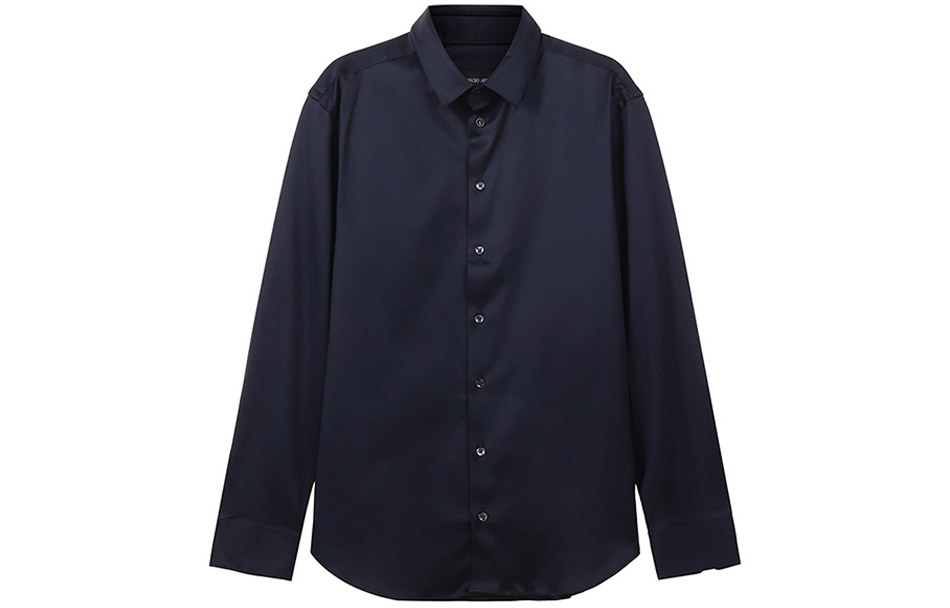 Order ジョルジオ アルマーニ ネイビー ブルー ルーズ フィット 長袖 シャツ. 8WGCCZ97-JZ070-UA5N