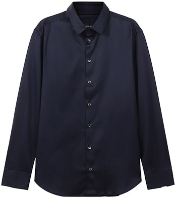 ジョルジオ アルマーニ ネイビー ブルー ルーズ フィット 長袖 シャツ. 8WGCCZ97-JZ070-UA5N Order ジョルジオ アルマーニ ネイビー ブルー ルーズ フィット 長袖 シャツ. 8WGCCZ97-JZ070-UA5N