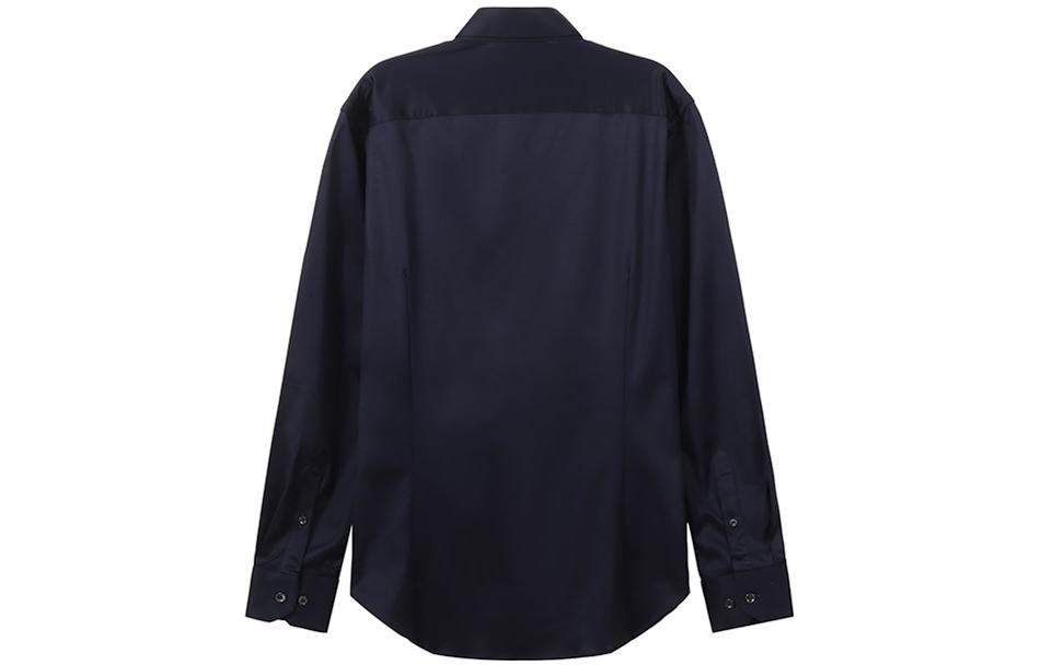 Lookbook ジョルジオ アルマーニ ネイビー ブルー ルーズ フィット 長袖 シャツ. 8WGCCZ97-JZ070-UA5N