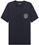 Order Giorgio Armani Camiseta Cuello Redondo de Algodón Color Sólido en Azul Medianoche. 6KSM70-SJTKZ-UBWF
