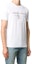 Shop Giorgio Armani Kaos Putih Logo Cetak Leher Bulat Lengan Pendek. 3GST57-SJMCZ-U090