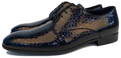 Giorgio Armani Armani Black Leather Lace-Up Formal Dress Shoes X2C055XC76400002 Giorgio Armani Armani Black Leather Lace-Up Formal Dress Shoes X2C055XC76400002