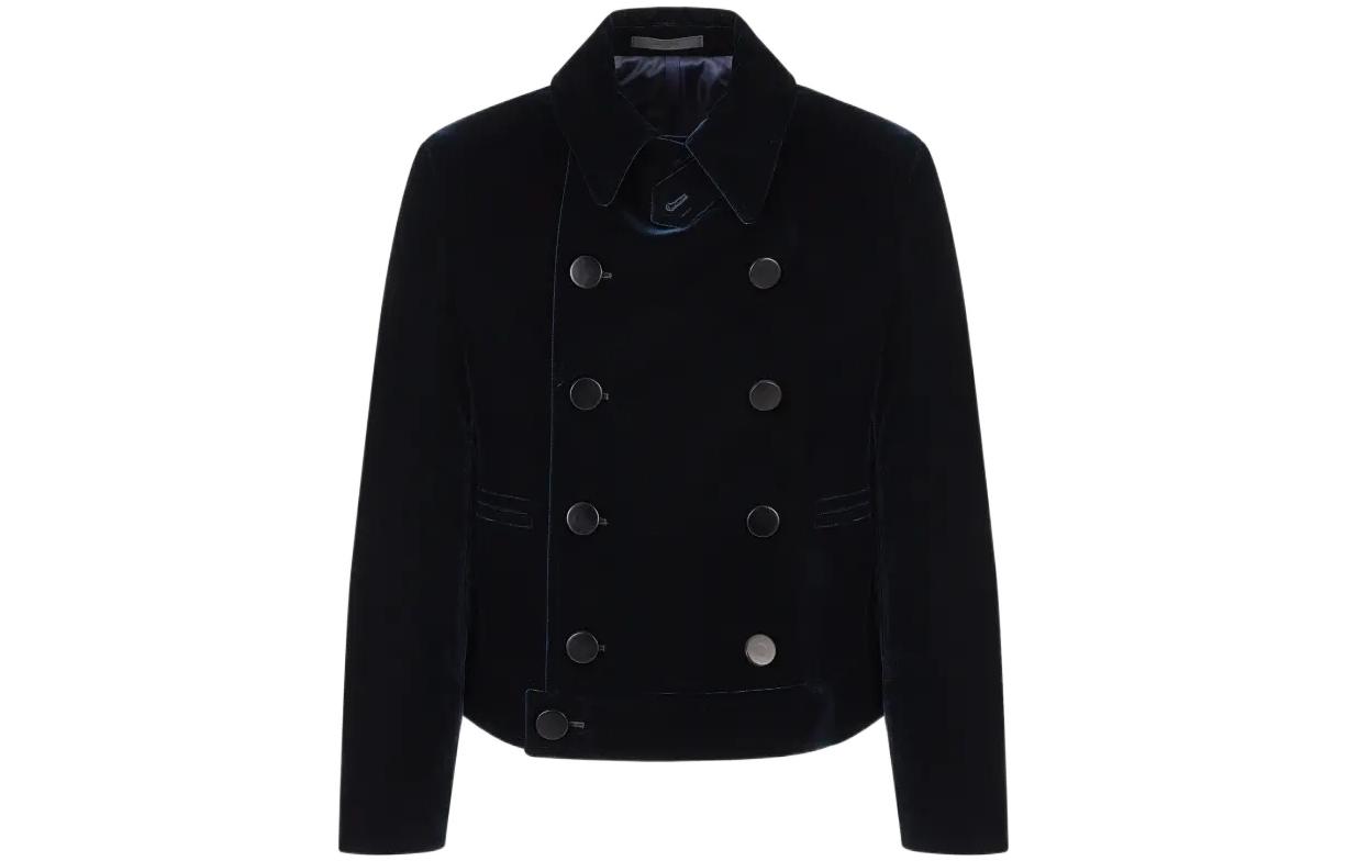 Giorgio Armani Armani Double-Breasted Loose Casual Jacket 2WGOB081-T0025-UBUV