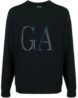 Giorgio Armani Armani FW21 黑色皮革標誌貼布長袖上衣 3KSM79SJSUZ Buy Giorgio Armani Armani FW21 黑色皮革標誌貼布長袖上衣 3KSM79SJSUZ