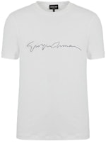 Giorgio Armani Armani FW21 Logo Print Crew Neck Short Sleeve T-Shirt White 6GST56-SJP4Z-U090 Giorgio Armani Armani FW21 Logo Print Crew Neck Short Sleeve T-Shirt White 6GST56-SJP4Z-U090