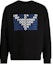 Buy Giorgio Armani FW21 Logo Print Crewneck Pullover Sweatshirt Hitam 6HSM55-SJHJZ-U9SA