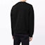 Shop Giorgio Armani FW21 Logo Print Crewneck Pullover Sweatshirt Hitam 6HSM55-SJHJZ-U9SA