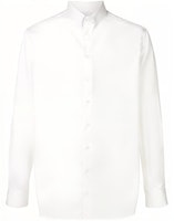 Giorgio Armani Armani FW21 Solid White Long Sleeve Button-Up Shirt 8WGCCZMHTZ069 Giorgio Armani Armani FW21 Solid White Long Sleeve Button-Up Shirt 8WGCCZMHTZ069