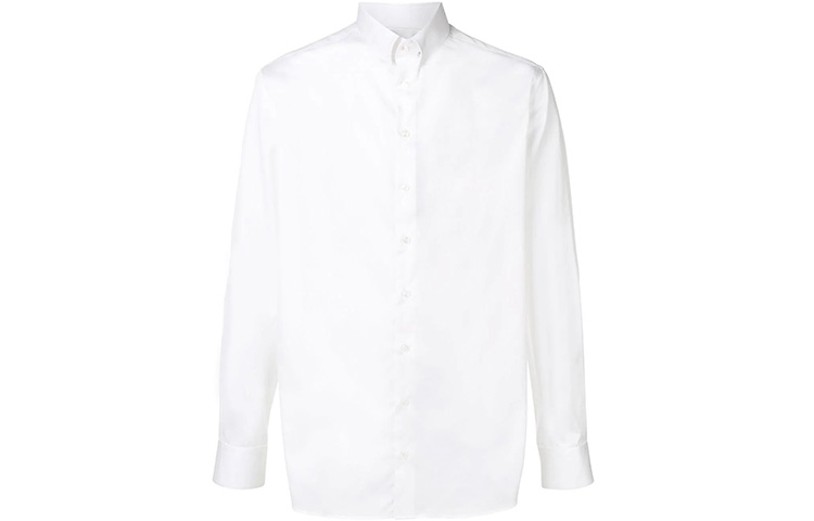 Order 乔治阿玛尼 FW21 纯白长袖衬衫 8WGCCZMHTZ069