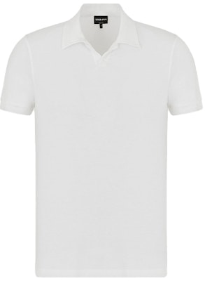 Giorgio Armani Polo Blanco FW21 de Jersey elástico sólido para hombre. 3GSF51SJP4ZU090 Buy Giorgio Armani Polo Blanco FW21 de Jersey elástico sólido para hombre. 3GSF51SJP4ZU090