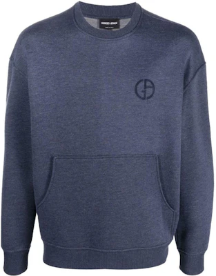 乔治阿玛尼 FW22 海军蓝刺绣标志圆领卫衣 3LSM50SJGCZUBWF Buy 乔治阿玛尼 FW22 海军蓝刺绣标志圆领卫衣 3LSM50SJGCZUBWF