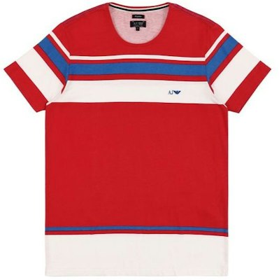 Giorgio Armani Armani Jeans SS23 Slim-Fit Letter Print Red Short Sleeve T-Shirt A6H05MR-9B Buy Giorgio Armani Armani Jeans SS23 Slim-Fit Letter Print Red Short Sleeve T-Shirt A6H05MR-9B