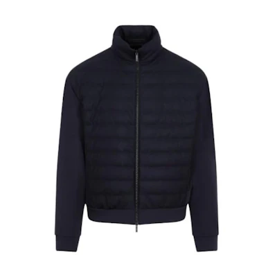 Giorgio Armani Armani Loose Fit Casual Down Jacket with Stand Collar 3WGOB0AR-T042W-UA5N