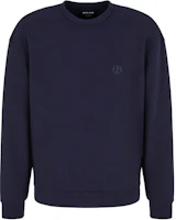 Giorgio Armani Armani Men’s Crewneck Logo Embroidered Sweatshirt in Ultramarine Blue GM000328-TE11705-UB115 Giorgio Armani Armani Men’s Crewneck Logo Embroidered Sweatshirt in Ultramarine Blue GM000328-TE11705-UB115