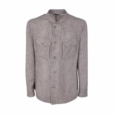 Giorgio Armani Armani Single-Breasted Lapel Jacket with Double Pockets 3SGGG0-ZUT03-ZUF8