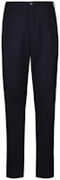 Giorgio Armani Armani Slim Fit Long Wool Trousers - Black 8WGPP03DT004KUBWF Giorgio Armani Armani Slim Fit Long Wool Trousers - Black 8WGPP03DT004KUBWF