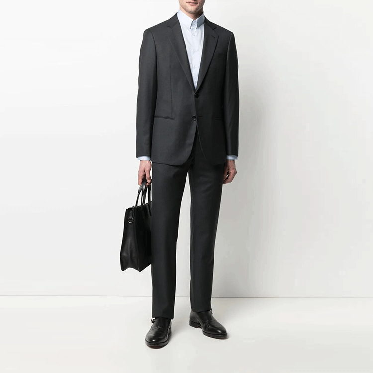 Lookbook 乔治阿玛尼纯色长袖衬衫 8WGCCZMHTZ069-U9T9