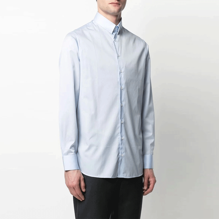Purchase 乔治阿玛尼纯色长袖衬衫 8WGCCZMHTZ069-U9T9