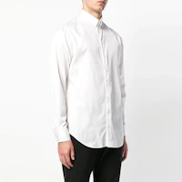 Details for 喬治·阿瑪尼 SS22白色純棉直筒長袖襯衫 8WGCCZMN-TZ064-U0BN