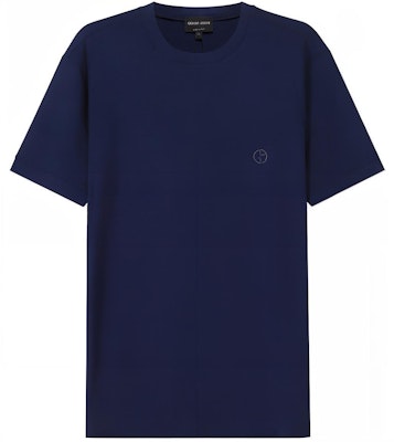 Giorgio Armani SS22 Baju-T Navy Blue Leher Bulat Logo Sulam. 3GST52-SJP4Z-UA3Z Buy Giorgio Armani SS22 Baju-T Navy Blue Leher Bulat Logo Sulam. 3GST52-SJP4Z-UA3Z