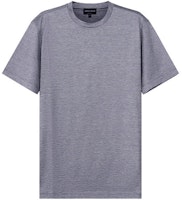 Giorgio Armani Armani SS22 Sheer Plain Round Neck Short Sleeve T-Shirt - Grey. 3KSM77-SJZHZ-U8EL Giorgio Armani Armani SS22 Sheer Plain Round Neck Short Sleeve T-Shirt - Grey. 3KSM77-SJZHZ-U8EL