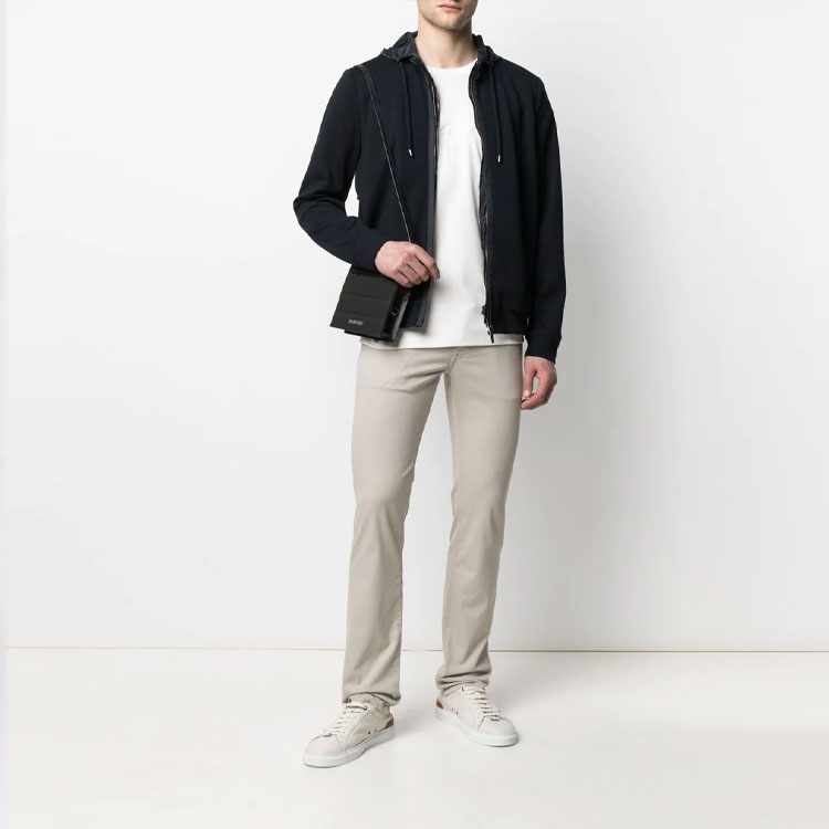 Purchase ジョルジオ アルマーニ SS22 ホワイト ロゴ刺繍 半袖Tシャツ 6GSM90-SJRQZ-U13Q