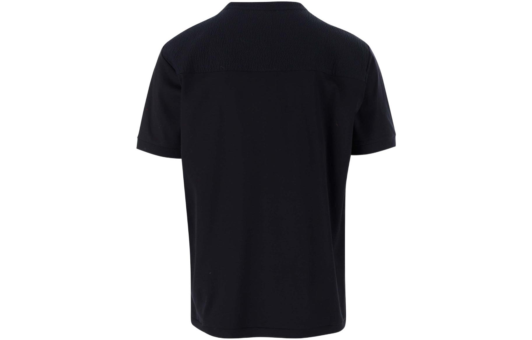 Lookbook 乔治阿玛尼 SS22 纯色圆领短袖T恤 海军蓝. 3LSM72SJXDZUBUV