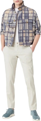 Giorgio Armani Armani SS23 Mid-Rise Straight-Leg Casual Pants Moonstone White. 0SGPP0A-IT02EY-U1KC Lookbook Giorgio Armani Armani SS23 Mid-Rise Straight-Leg Casual Pants Moonstone White. 0SGPP0A-IT02EY-U1KC
