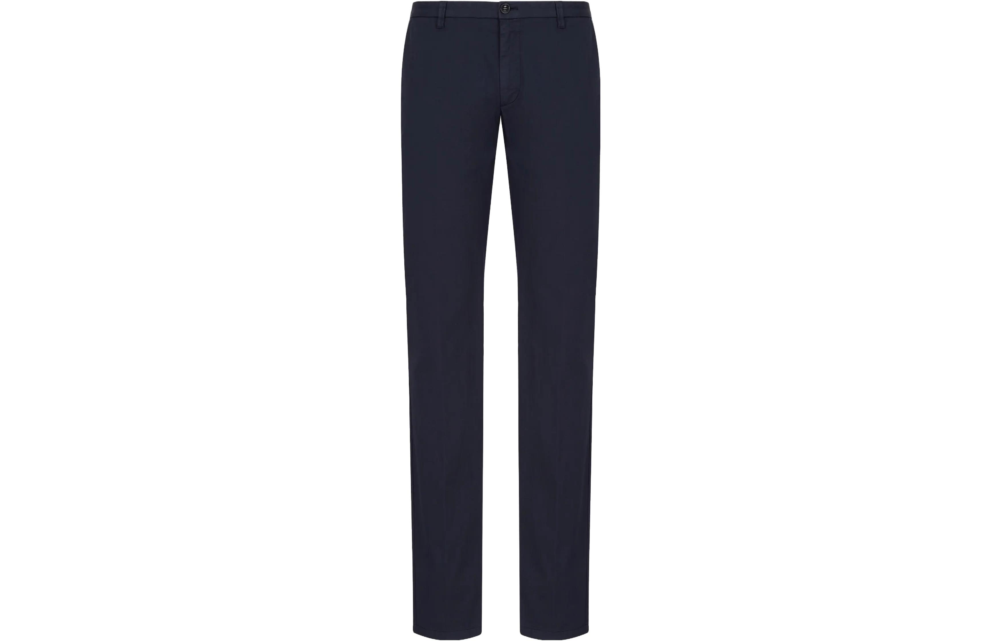 Giorgio Armani Armani SS23  Navy Solid Pocket Straight-Leg Casual Pants. 0SGPP0A-IT02EY-UBS7