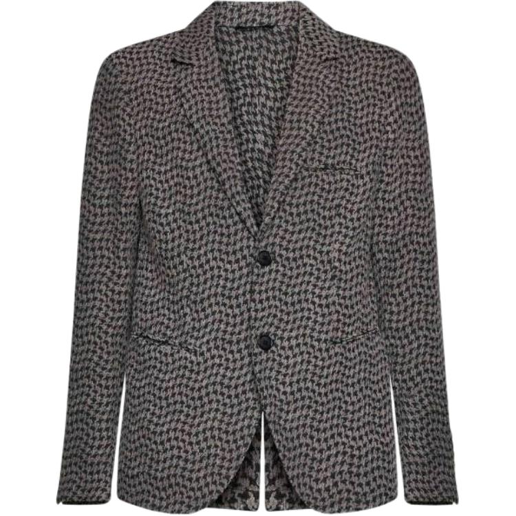 Giorgio Armani Armani V-Neck Single-Breasted Long-Sleeve Jacket 3SGGG0ZTT04JWF8XS