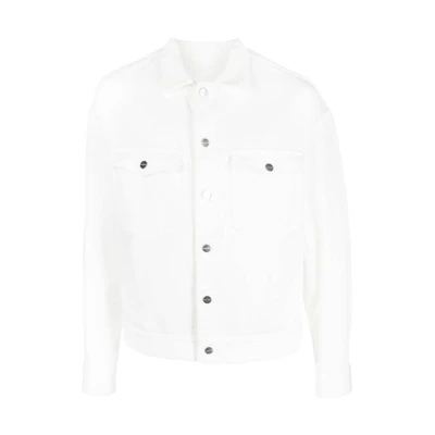 Giorgio Armani Armani White Single-Breasted Long-Sleeve Jacket SNC0Z3RSB9GU1AX