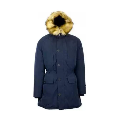 Giorgio Armani Blue Hooded Zip-Up Jacket 6Y6L61-6NLDZ-1579