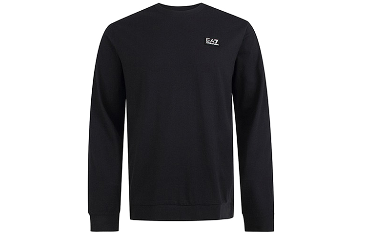Giorgio Armani EA7 Long Sleeve Cotton Logo Sweatshirt Dark Blue 3HPM13-PJ7BZ-01578