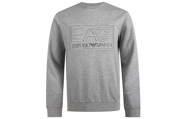 Giorgio Armani EA7 Printed Long-Sleeve Sweatshirt Gray 3HPM30-PJ05Z-03905