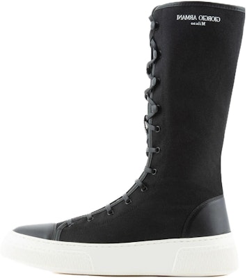 Giorgio Armani Fabric Ankle Boot 'Black Fashion' X1N161XN8751K001 Buy Giorgio Armani Fabric Ankle Boot 'Black Fashion' X1N161XN8751K001