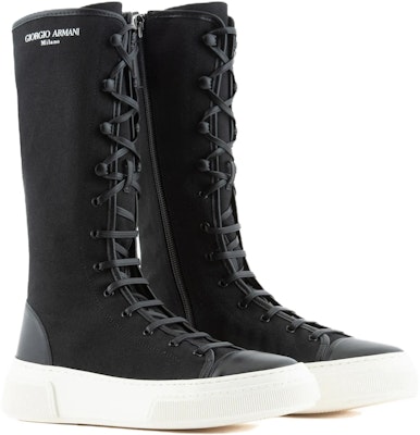 Giorgio Armani Fabric Ankle Boot 'Black Fashion' X1N161XN8751K001 Order Giorgio Armani Fabric Ankle Boot 'Black Fashion' X1N161XN8751K001