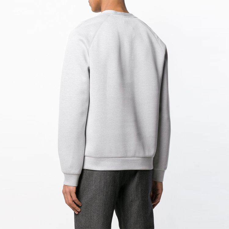 Purchase ジョルジオ アルマーニ FW21 グレー ルーズフィット ロゴ柄 クルーネックスウェットシャツ 3GSM81SJSXZU84Y