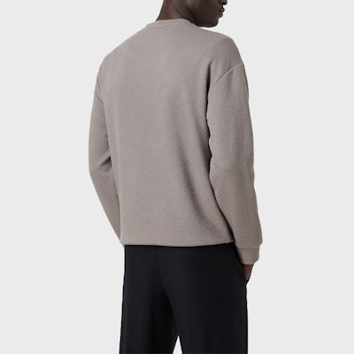 ジョルジオ・アルマーニ FW21 ロゴ刺繍 クルーネック スウェットシャツ グレー 6KSM73SJNFZU8HE Purchase ジョルジオ・アルマーニ FW21 ロゴ刺繍 クルーネック スウェットシャツ グレー 6KSM73SJNFZU8HE
