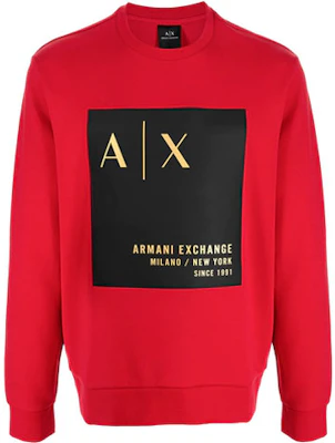 Sudadera Roja Giorgio Armani FW21 con Logo Frontal Impreso. 6KZMDB-ZJ6PZ-1496 Buy Sudadera Roja Giorgio Armani FW21 con Logo Frontal Impreso. 6KZMDB-ZJ6PZ-1496