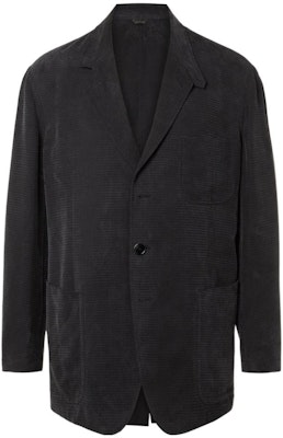 조르지오 아르마니 FW22 블랙 싱글 브레스티드 테일러드 재킷. JVM1604571817781 Order 조르지오 아르마니 FW22 블랙 싱글 브레스티드 테일러드 재킷. JVM1604571817781