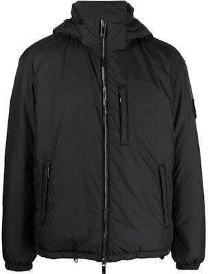 Giorgio Armani FW22 素色拉鏈連帽外套 - 黑曜石黑 6KSB6B-SN93Z-UC99 Buy Giorgio Armani FW22 素色拉鏈連帽外套 - 黑曜石黑 6KSB6B-SN93Z-UC99