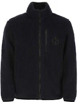 Giorgio Armani FW22 Black Solid Zip Long-Sleeve Casual Jacket 2WGOB07I-J004J-UBWF Giorgio Armani FW22 Black Solid Zip Long-Sleeve Casual Jacket 2WGOB07I-J004J-UBWF