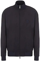 Giorgio Armani FW22 Navy Blue Embroidered Zip-Up Jacket for Men 6LSB52-SJGBZ-UBUV Giorgio Armani FW22 Navy Blue Embroidered Zip-Up Jacket for Men 6LSB52-SJGBZ-UBUV