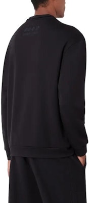 ジョルジオ・アルマーニ FW22 メンズ ネイビーロゴプリント プルオーバースウェットシャツ 6LSM71-SJPHZ-FBWZ Shop ジョルジオ・アルマーニ FW22 メンズ ネイビーロゴプリント プルオーバースウェットシャツ 6LSM71-SJPHZ-FBWZ