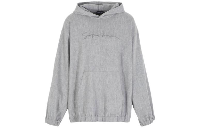 Giorgio Armani FW23 Logo Print Hoodie Casual Sweatshirt 6RSB7G-SNE4Z-U89N